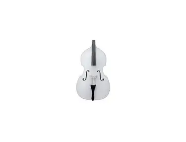 Cecilio CDB-W Size 3/4 White Upright Double Bass w/Adjustable Bridge