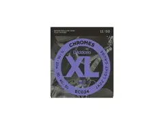 D'Addario ECG24 XL Flatwound Chromes Jazz Light (11-50)