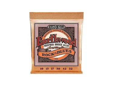 Ernie Ball Earthwood Rock & Blues Phosphor Bronze Acoustic String Set .010 - .052