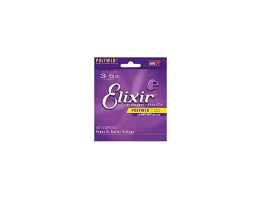 Elixir Acoustic 80/20 Bronze with POLYWEB Coating