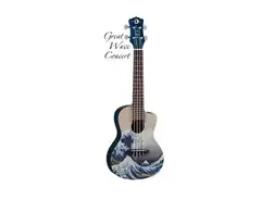 Luna Great Wave Concert Ukulele