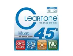 Cleartone Coated Medium Electric Bass Guitar Strings