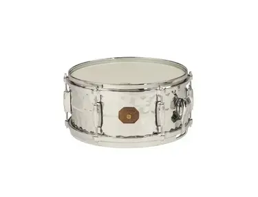 Gretsch 6x13“ Hammered Chrome over Brass Snare Drum