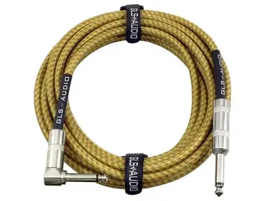 GLS Audio 20 Foot Guitar Cable - Tweed