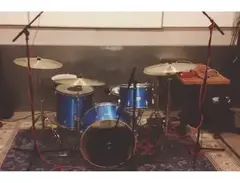Aria 70's 4 piece blue kit main image