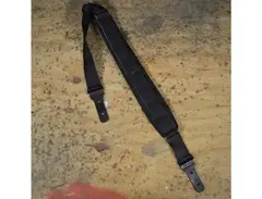 Colonial Leather Black Neoprene Padded Guitar Strap main image