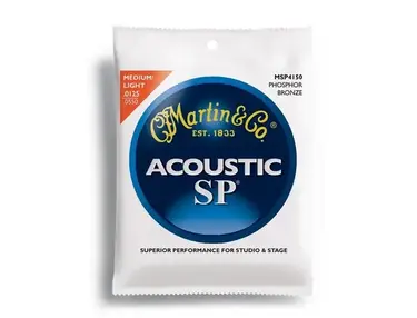 Martin MSP4150 SP Phosphor Bronze Light/Medium Acoustic Guitar Strings