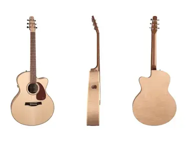 Seagull Performer Cutaway Mini-Jumbo Flame Maple QIT