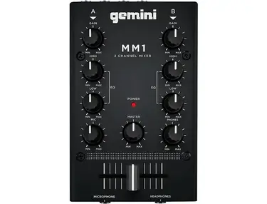 Gemini MM1 2 Channel Audio Mixer