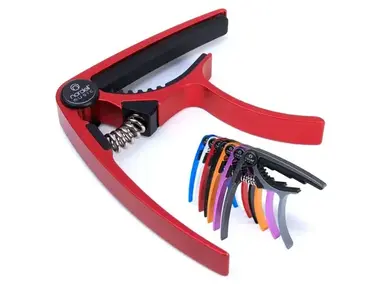 Nordell 'Pro Trigger' Guitar Capo Red