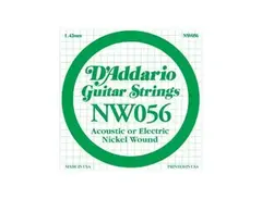 D'Addario NW056 XL Nickel Wound Electric String