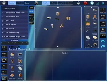 Sonosourus DrumJam (iOS drum machine)