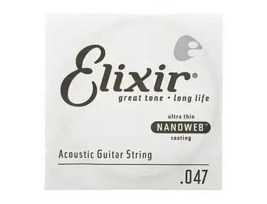 Elixir .047 Western Bronze 80/20, single string, Nanoweb