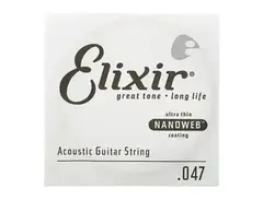 Elixir .047 Western Bronze 80/20, single string, Nanoweb main image