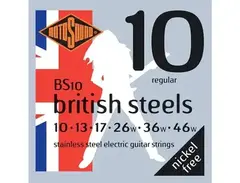 Rotosound BS10 British Steels Stainless Steel Guitar Strings (10-46)
