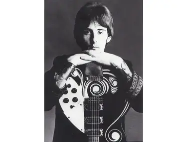 Denny Laine's psychedelic Rickenbacker 370