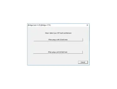 jBridge VST Bridging Application