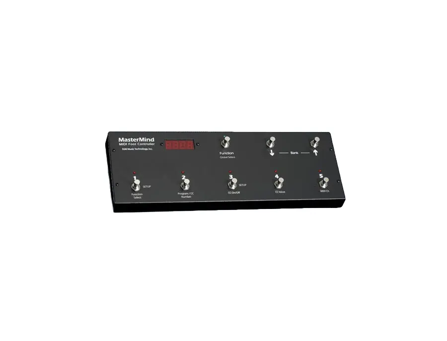 RJM MasterMind MIDI Foot Controller | Equipboard RJM MasterMind MIDI Foot Controller | Equipboard