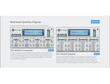 Sonalkisis Multi-band Dynamics Plug-ins