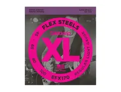 D'Addario EFX170 FlexSteels Bass Strings, Light, 45-100, Long Scale main image