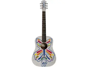 Taylor Guitars Katy Perry Autographed Butterfly Swarovski Guitar