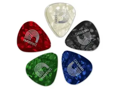 D'Addario Assorted Pearl Celluloid Guitar Picks