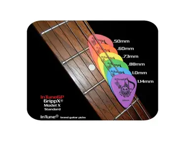 InTuneGP GrippX Model X Standard Guitar Picks