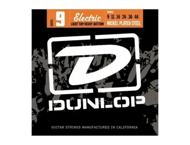 Dunlop DEN0946 Electric Nickel Guitar Strings - Light Top/Heavy Bottom - 9-46