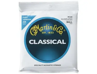 Martin M160 Silverplated Classical Guitar Strings
