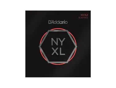 D'Addario NYXL1052 Nickel Wound Electric Guitar Strings, Light Top / Heavy Bottom, 10-52