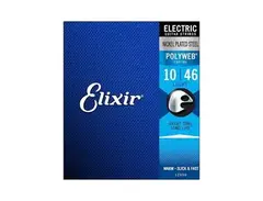 Elixir Electric Guitar Strings with POLYWEB Coating, Light (.010-.046)