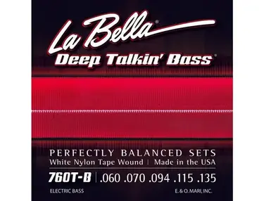 La Bella 760T White Nylon Tape