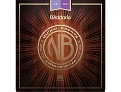 D'Addario Nickel Bronze Acoustic Strings Custom Light (11-52)
