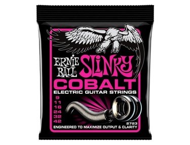 Ernie Ball Super Slinky Cobalt Guitar Strings (9-42)