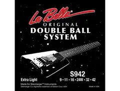 La Bella S946 Steinberger Double Ball End Electric Guitar, 9-46 main image