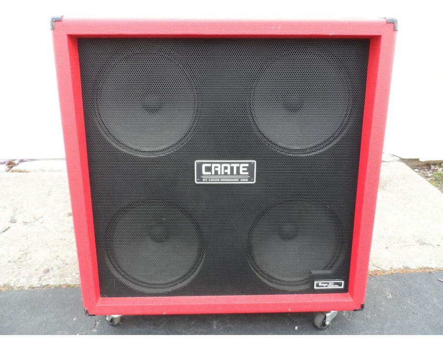 Crate Bv412rvr Red Voodoo 4x12 Amp Cabinet Reviews Prices