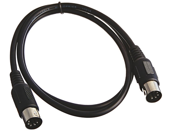 Hosa Technology Pro MIDI to MIDI Cable (10', Black)