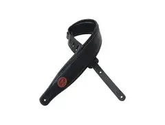 Levy's MSS2-BLK GARMENT LEATHER GUITAR STRAP