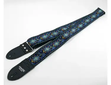 Couch Electric Blue "Hendrix" Hippie Weave Seatbelt Strap