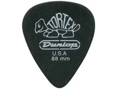Dunlop Tortex Pitch Black Standard 0.88mm Guitar Picks