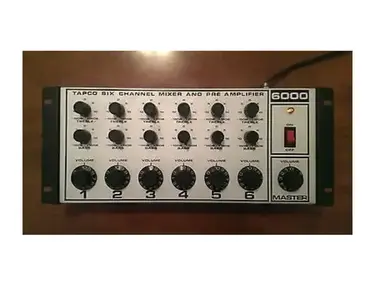 Tapco 6000 Six Channel Audio Mixer