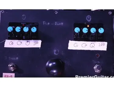 Russell Lissack's Custom Made Delay Pedal