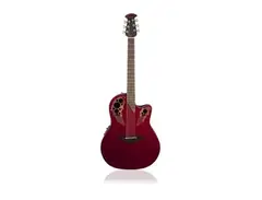 Ovation CE44-RR Elite Celebrity Mid-Depth (Ruby Red)