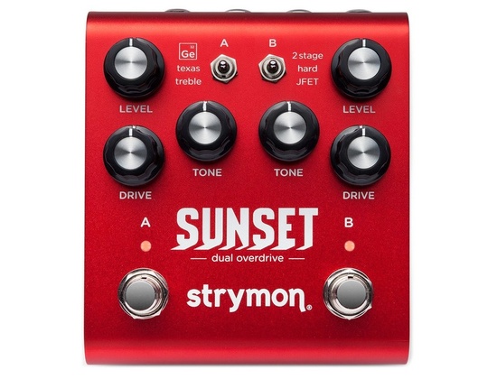 Strymon Sunset Dual Overdrive - ranked #50 in Overdrive Pedals