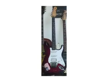 Squier Fender Foto Flame Stratocaster  Floyd Rose