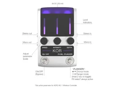 Aalberg Audio KOR KO-1 Chorus / Flanger Pedal