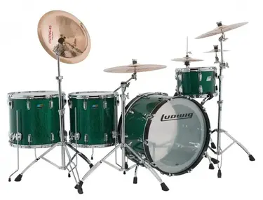 Ludwig Vistalite Green Sparkle