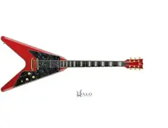Halo Danny the Husky Custom Guitar main image