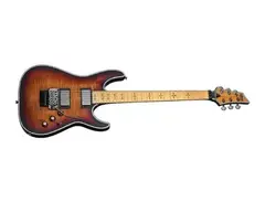 schecter hellraiser extreme c-1 fr 3 tone sunburst maple fretboard
