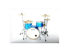 Mayer Bros, Maple-Poplar with Maple Re-Rings; Blue Sparkle Wrap